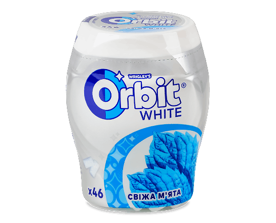 Гумка жувальна Orbit White Bottle Свіжа м'ята