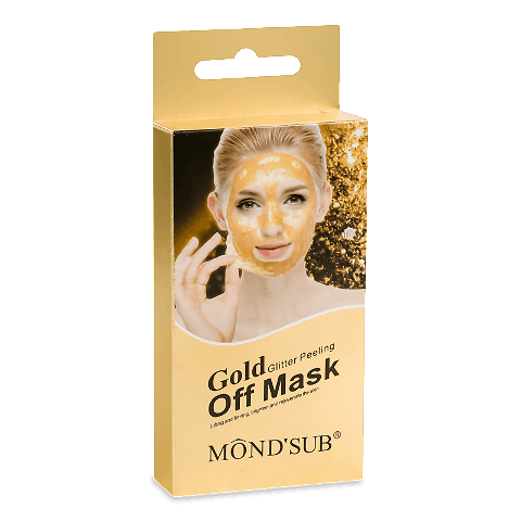 Маска для обличчя MOUND`SUB Gold Glitter піл-офф