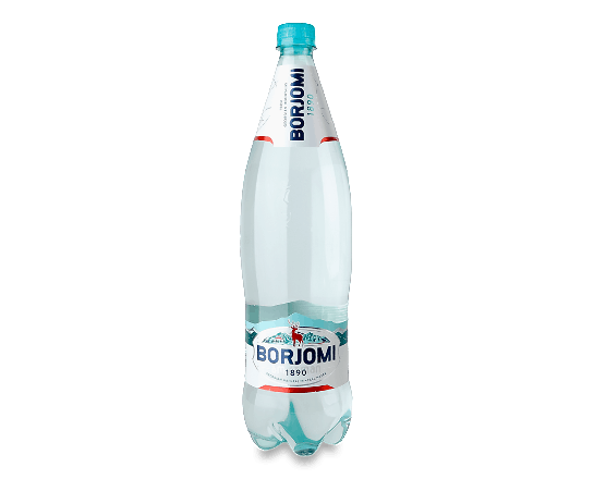 Вода мінеральна Borjomi сильногазована