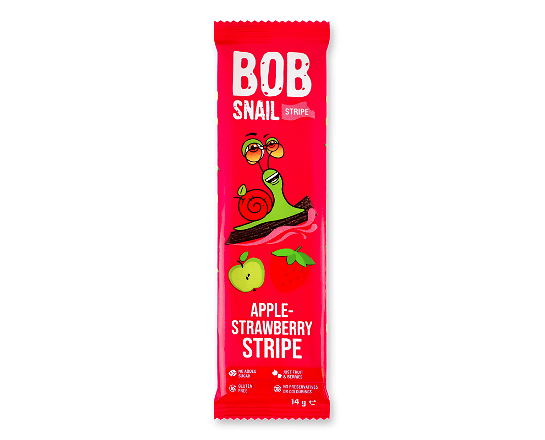 Цукерка Bob Snail яблучно-полунична