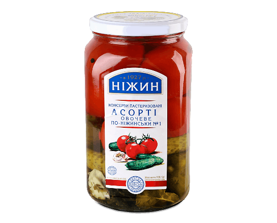 Асорті овочеве «Ніжин» «По-ніжинськи» №1