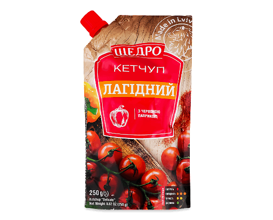 Кетчуп «Щедро» «Лагідний»