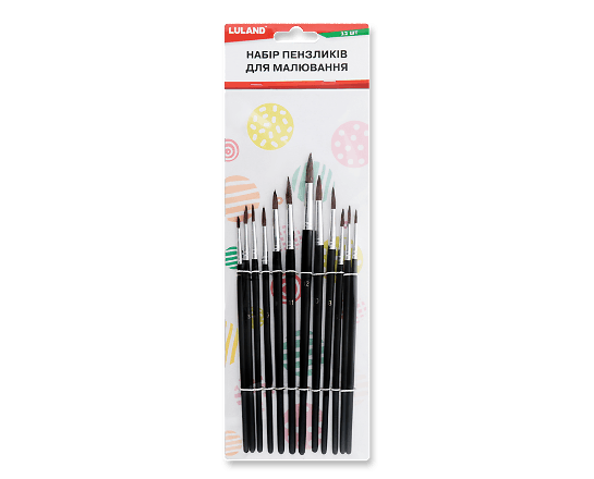 Набір пензликів для малювання Memoris Precious 12 шт.