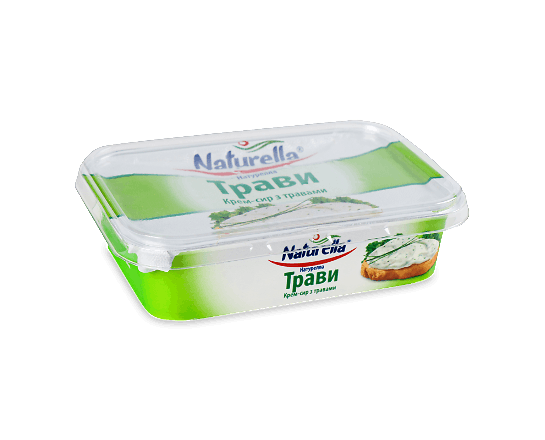 Сир Naturella «Вершковий» з травами 14%