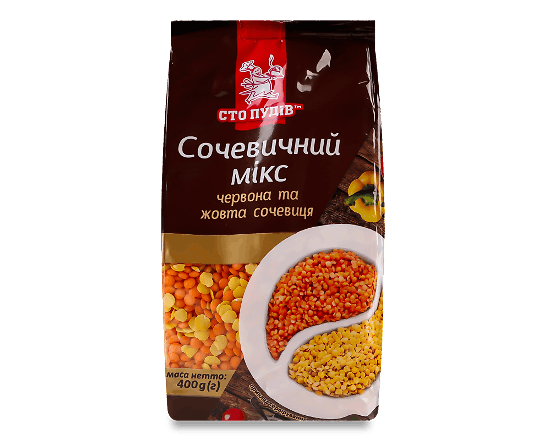 Сочевичний мікс «Сто пудів» «Червона та жовта»