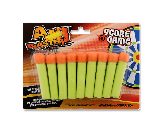 Набір м'яких куль для бластера 18 шт D-1