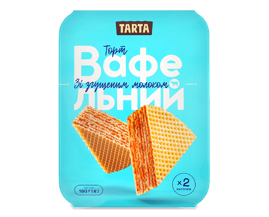 Торт Tarta вафельний зі згущеним молоком