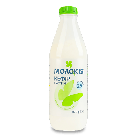 Кефір «Молокія» густий 2,5%, пляшка