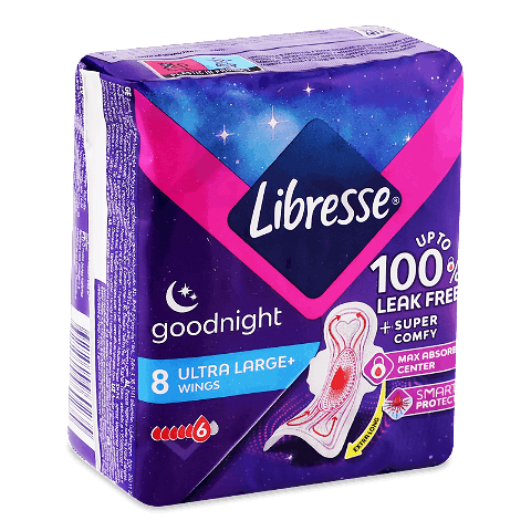 Прокладки Libresse Ultra Goodnight soft