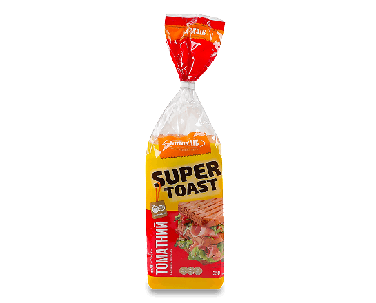 Хліб «Київхліб» тостовий томатний нарізаний