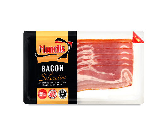 Бекон Monells сиро-копчений, нарізка