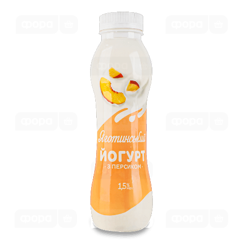 Йогурт Яготинський з персиком 1,5%