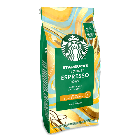 Кава зернова Starbucks Espresso Roast Blonde натуральна смажена
