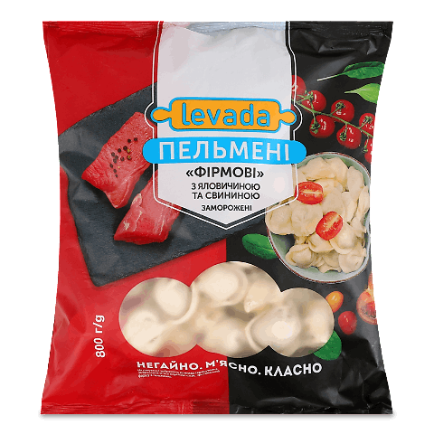 Пельмені Levada «Фірмові» з яловичиною та свининою