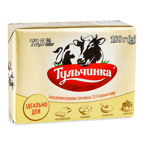 Суміш рослинно-вершкова «Тульчинка» 72,5%