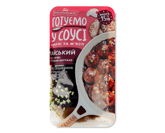 Соус «Приправка» «Тайський теріякі» з грибами шиітаке