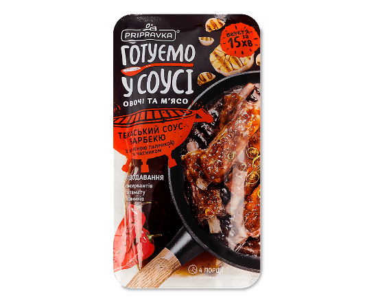 Соус «Приправка» «Техаський барбекю» з паприкою та часником