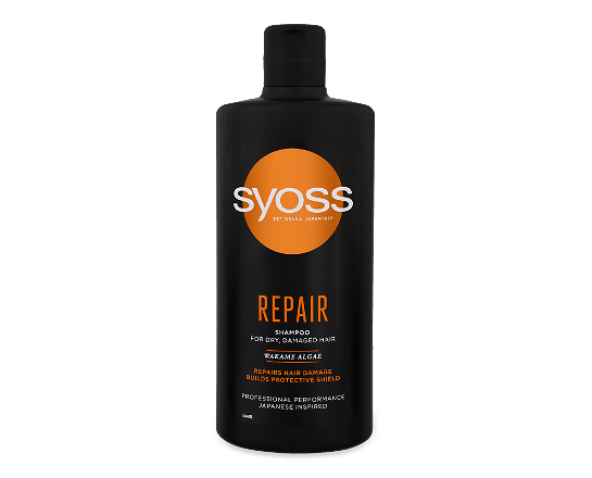 Шампунь Syoss Repair з водоростями вакаме