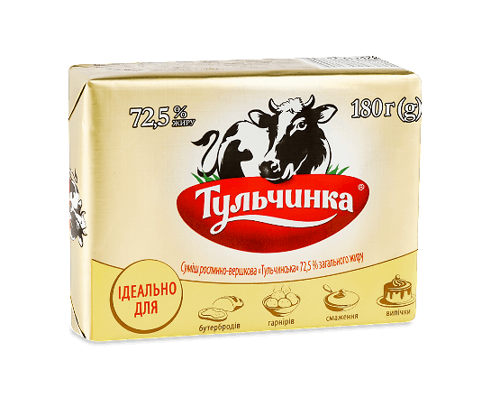 Суміш рослинно-вершкова «Тульчинка» 72,5%
