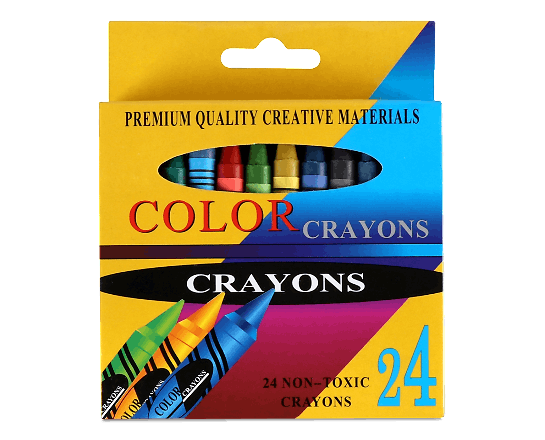 Олівці-крайони 24 шт.