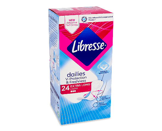 Прокладки гігієнічні Libresse Dailies Fresh Extra Long