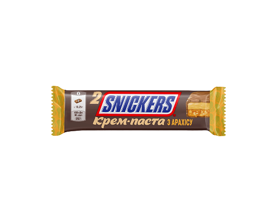 Батончик Snickers з арахісовим маслом