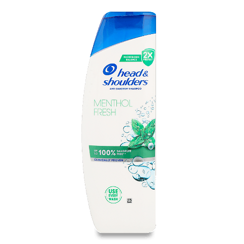 Шампунь проти лупи Head & Shoulders Свіжість ментолу