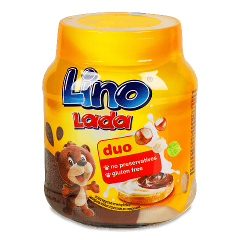 Паста Lino Lada Duo молочна з какао і фундуком