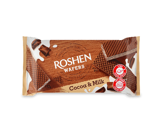 Вафлі Roshen Wafers какао-молоко