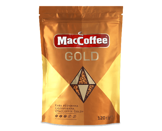 Кава розчинна MacCoffee Gold натуральна сублімована