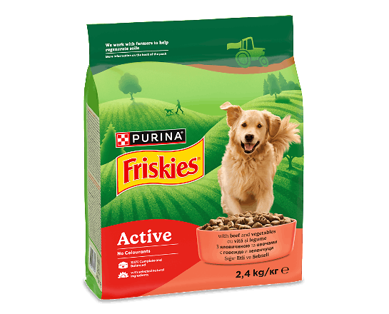 Корм для собак Friskies з яловичиною сухий