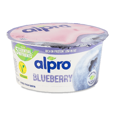 Десерт Alpro соєвий ферментований з чорницею