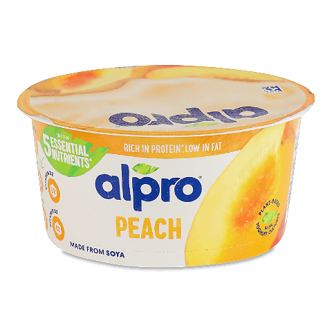 Десерт Alpro соєвий ферментований з персиком