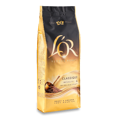 Кава мелена L'OR Blonde Roast Classique смажена