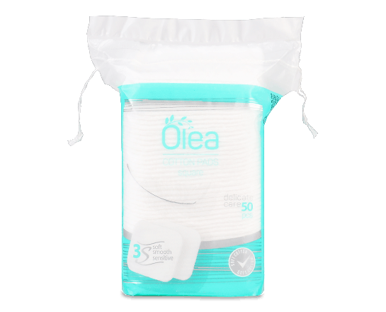 Диски ватні Olea косметичні квадратні