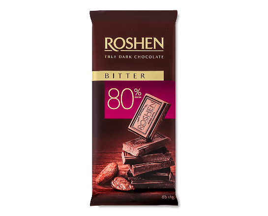 Шоколад чорний Roshen Brut 80%