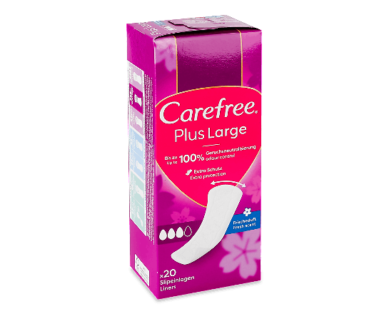Прокладки щоденні Carefree Plus Lardge Fresh