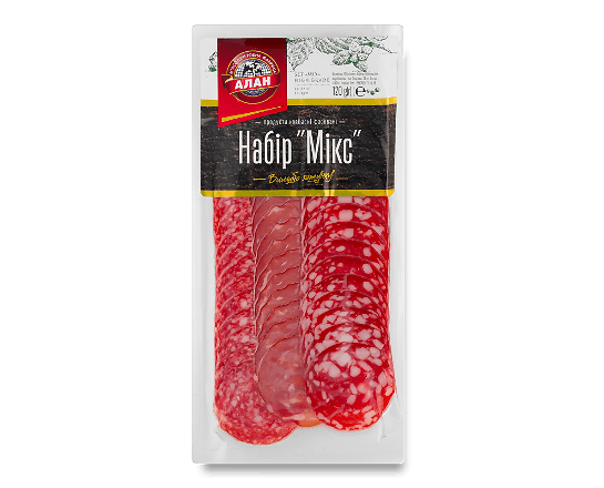 Набір ковбас «Алан» «Мікс» в/ґ