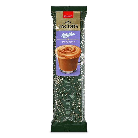 Напій кавовий Jacobs 3 в 1 Milka Cappuccino