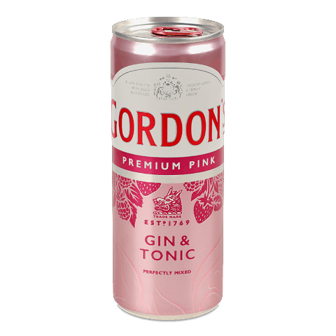 Напій слабоалкогольний Gordon's Pink Gin & Tonic з/б