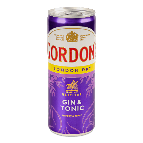 Напій слабоалкогольний Gordon's Gin & Tonic з/б
