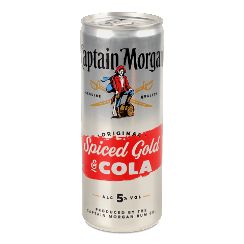 Напій слабоалкогольний Captain Morgan & Cola з/б