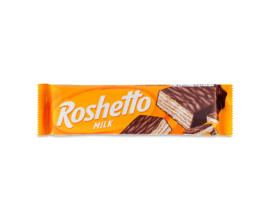 Вафлі Roshen Roshetto Milk глазуровані