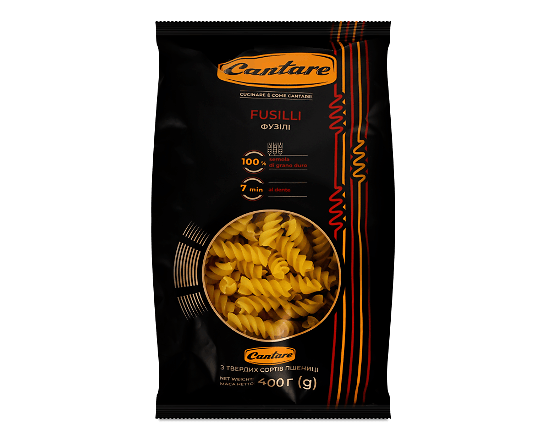 Вироби макаронні Cantare Fusilli