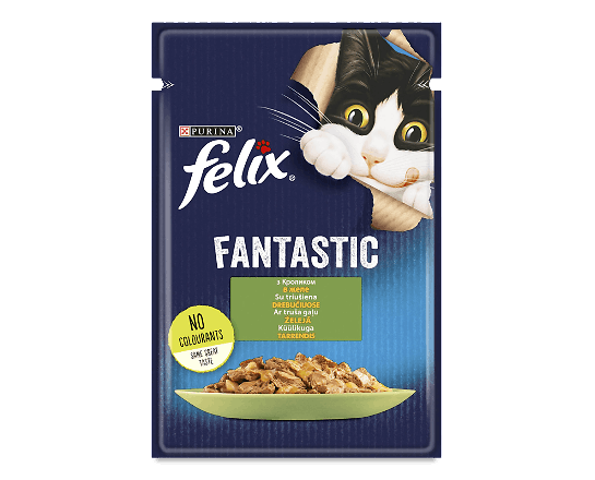 Корм для котів Felix Fantastic з кроликом в желе
