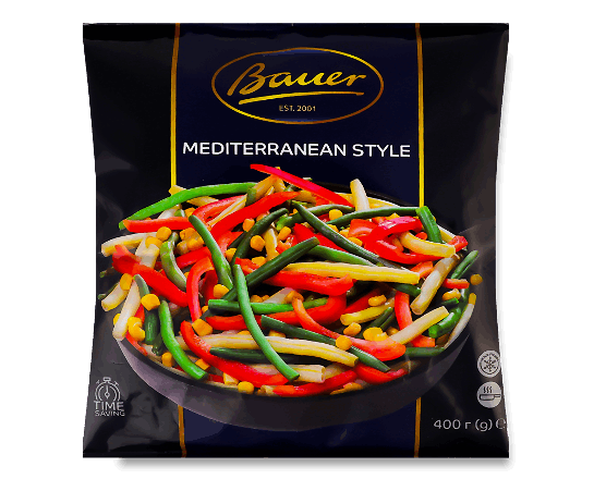Суміш овочева Bauer Mediterranean style