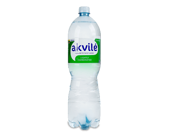 Вода мінеральна Akvile слабогазована