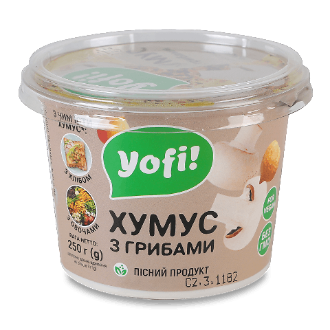 Хумус Yofi! з бобових з грибами