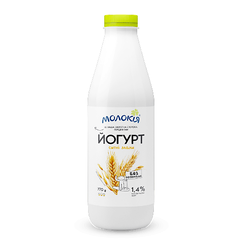 Йогурт «Молокія» злаки 1,4% пет