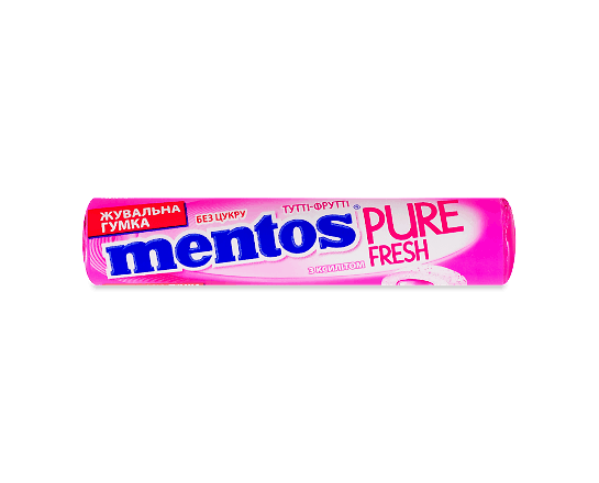 Гумка жувальна Mentos Pure fresh «Тутті-фрутті»